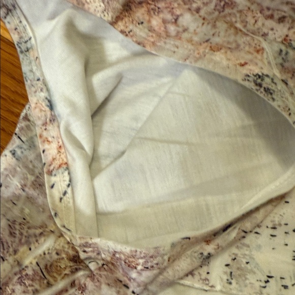 Coldwater Creek Artistic Tank Top - White and Brown - Picture 8 of 8